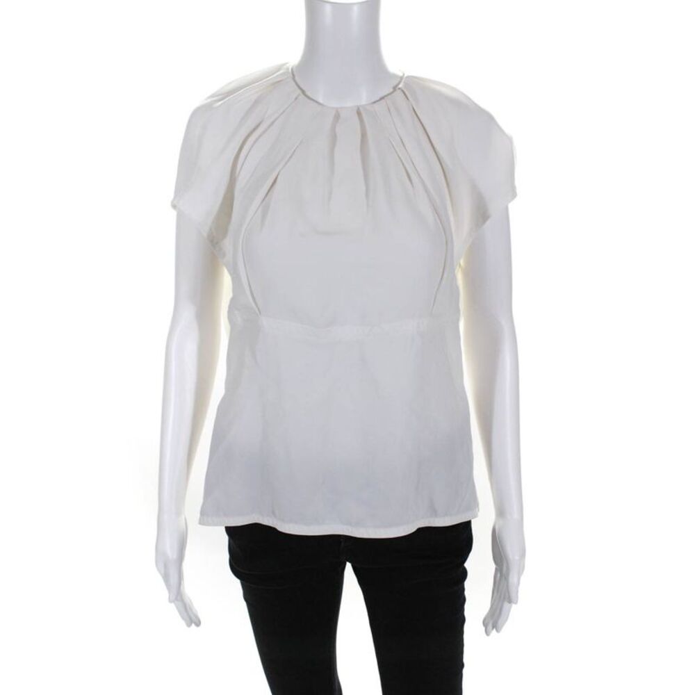 3.1 Phillip Lim Womens Short Sleeve Oversized Blouse Size 6 12646307